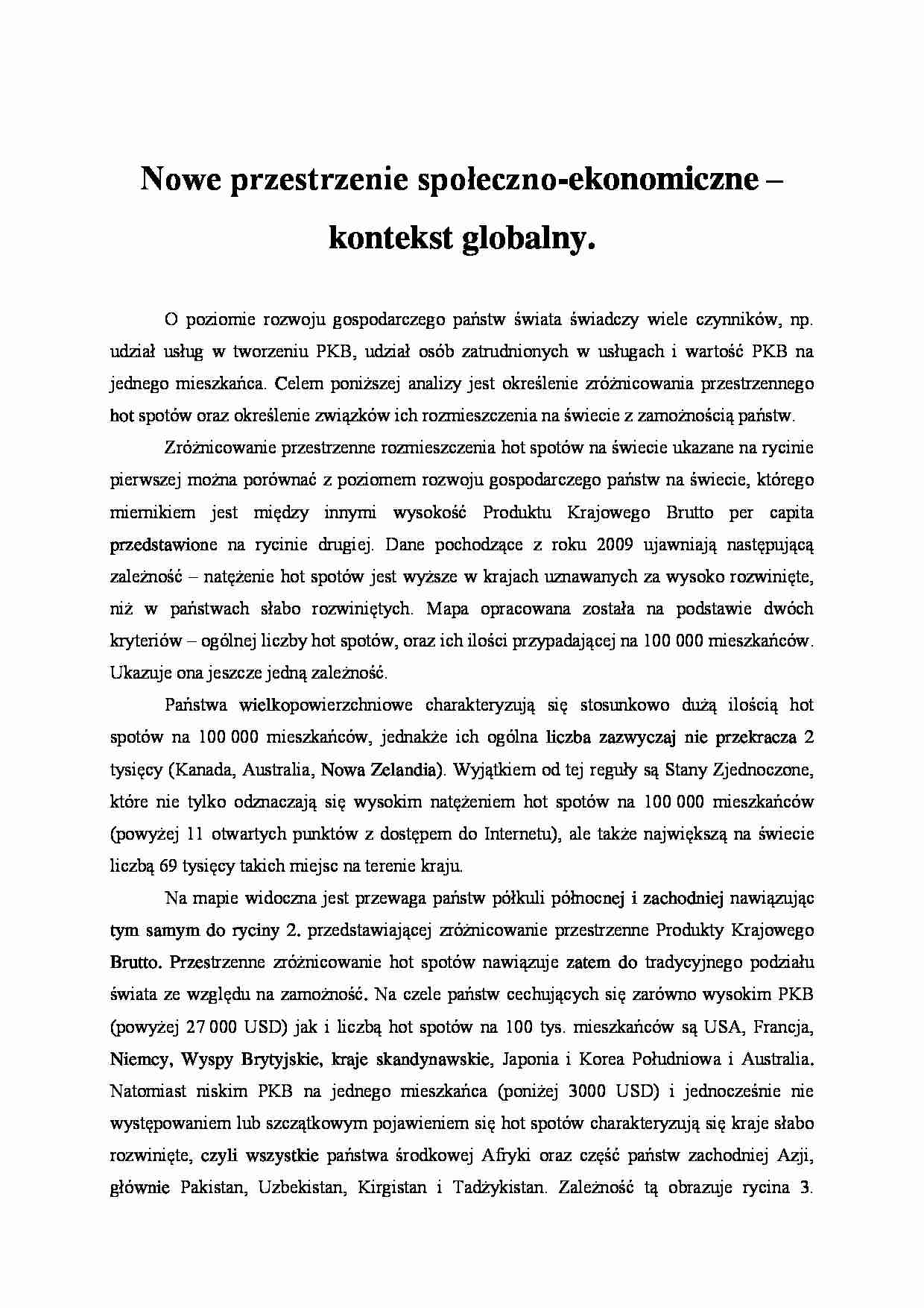 Nowe przestrzenie spoleczno-ekonomiczne - strona 1