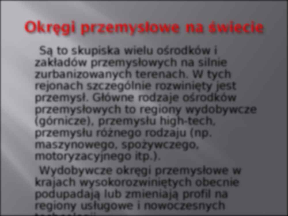 Geografia przemysłu - prezentacja 2 - strona 3