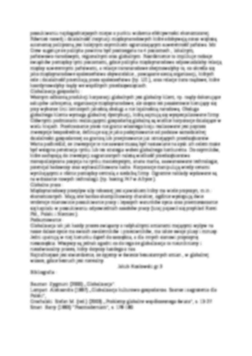Globalizacja w ujęciu ekonomicznym i społecznym - strona 2