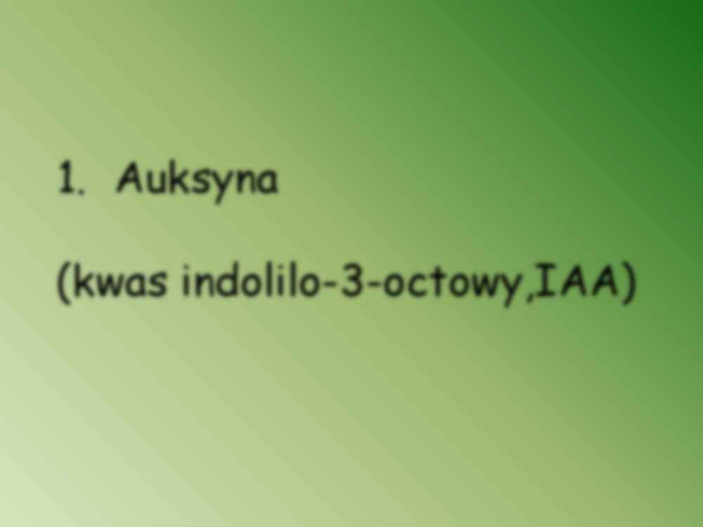 Biologia - hormony roślinne - strona 2