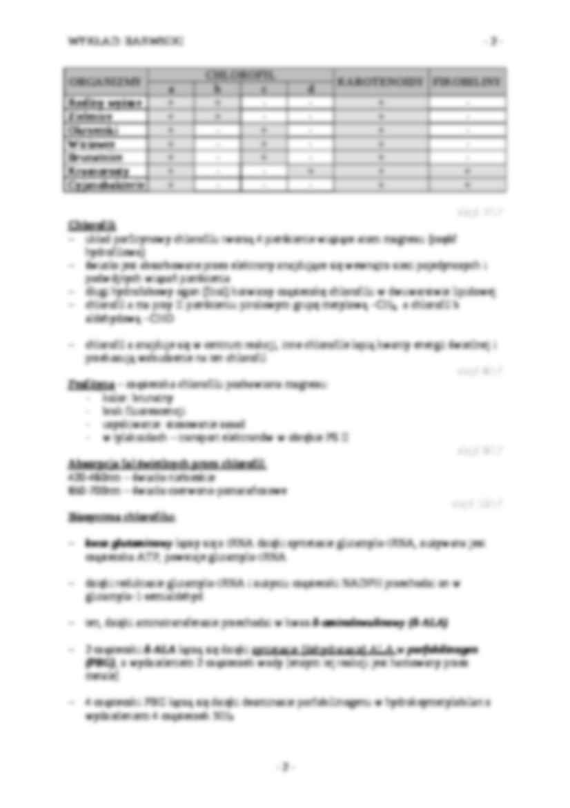 Fotosynteza - wykład 4 - strona 2