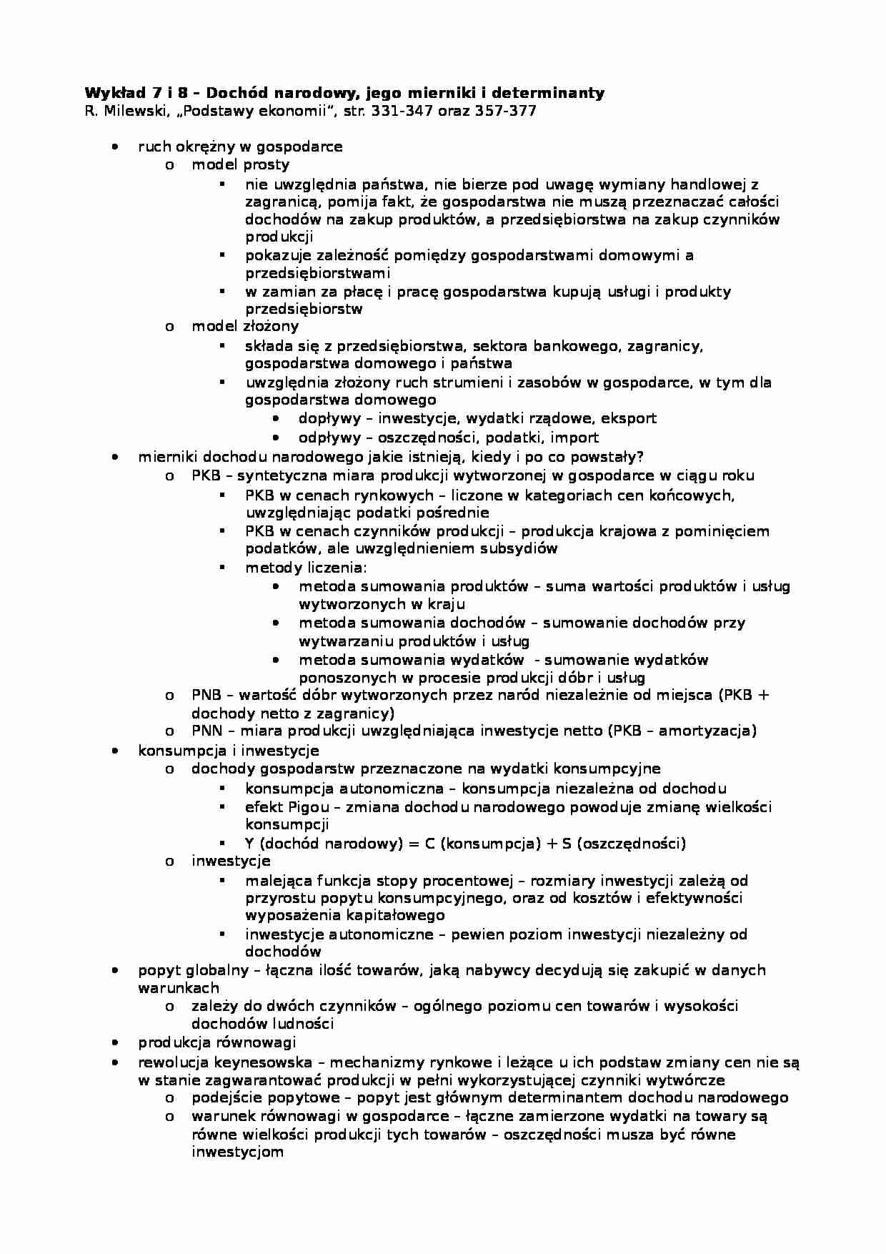 Ekonomia - dochód narodowy - strona 1