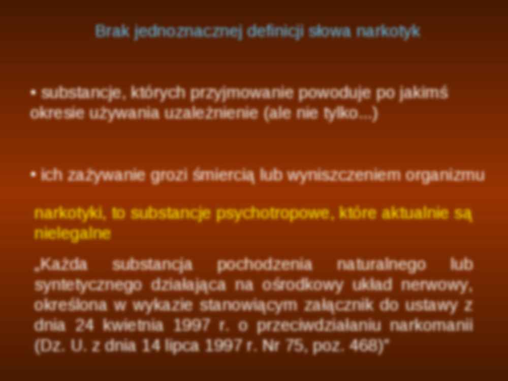 Fizjologia molekularna - narkotyki - strona 2