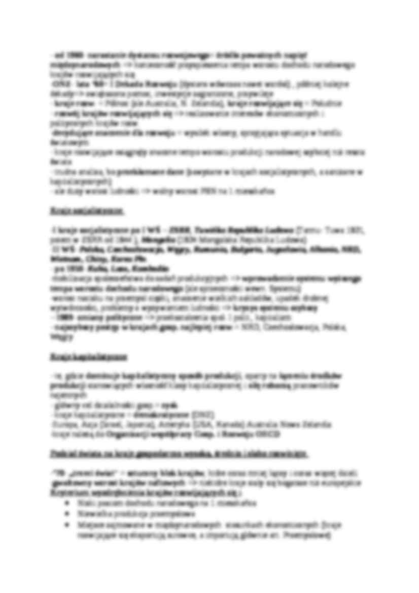 Ekonomiczno- społeczne podziały świata (1) - strona 2