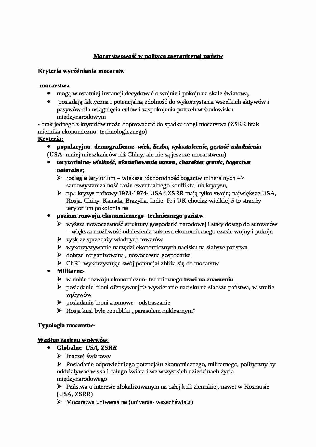 Ekonomiczno- społeczne podziały świata (3) - strona 1