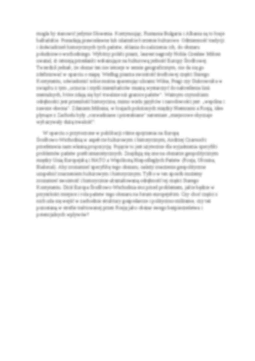 Europa środkowo-Wschodnia według Andrzeja Czarnockiego - strona 3