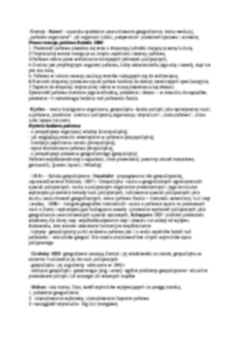 Geopolityka, ekopolityka, globalizacja - strona 2