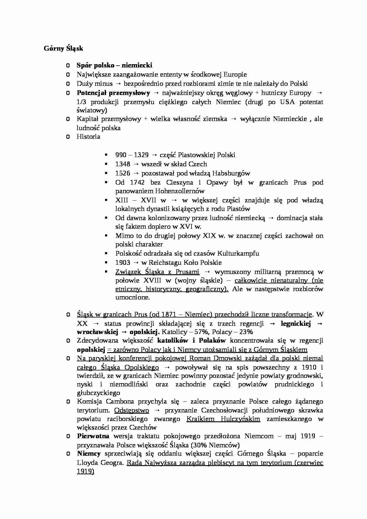 Górny Śląsk - geografia - strona 1