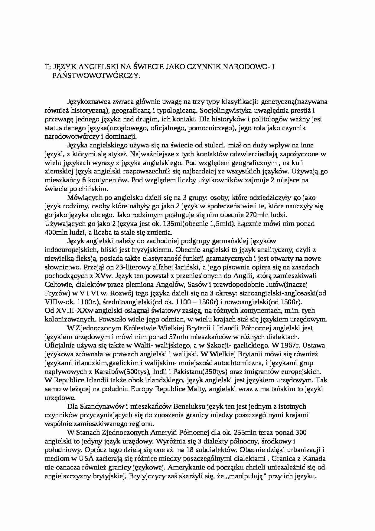 Angielski czynnik narodowo i panstwowo-twórczy - strona 1