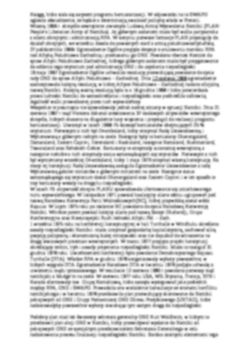 Niepodległość Namibii - geografia - strona 2