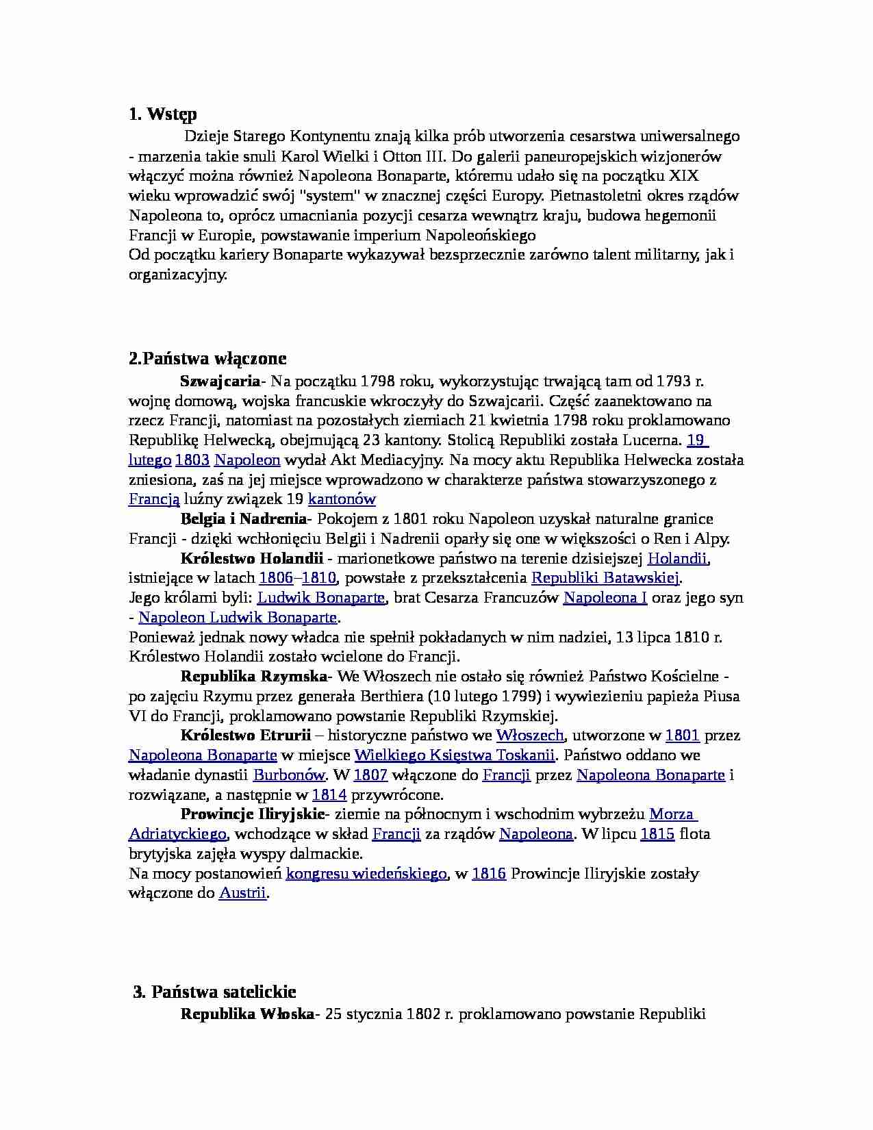 Organizacja terytorialna Europy - strona 1
