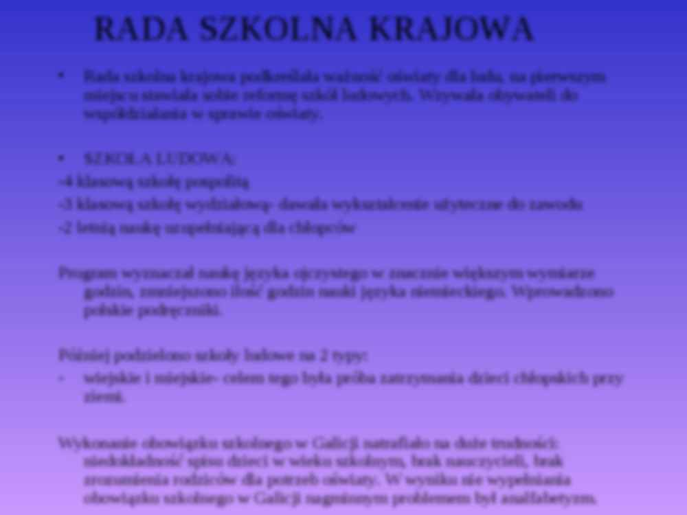 Szkolnictwo w Galicji - strona 2