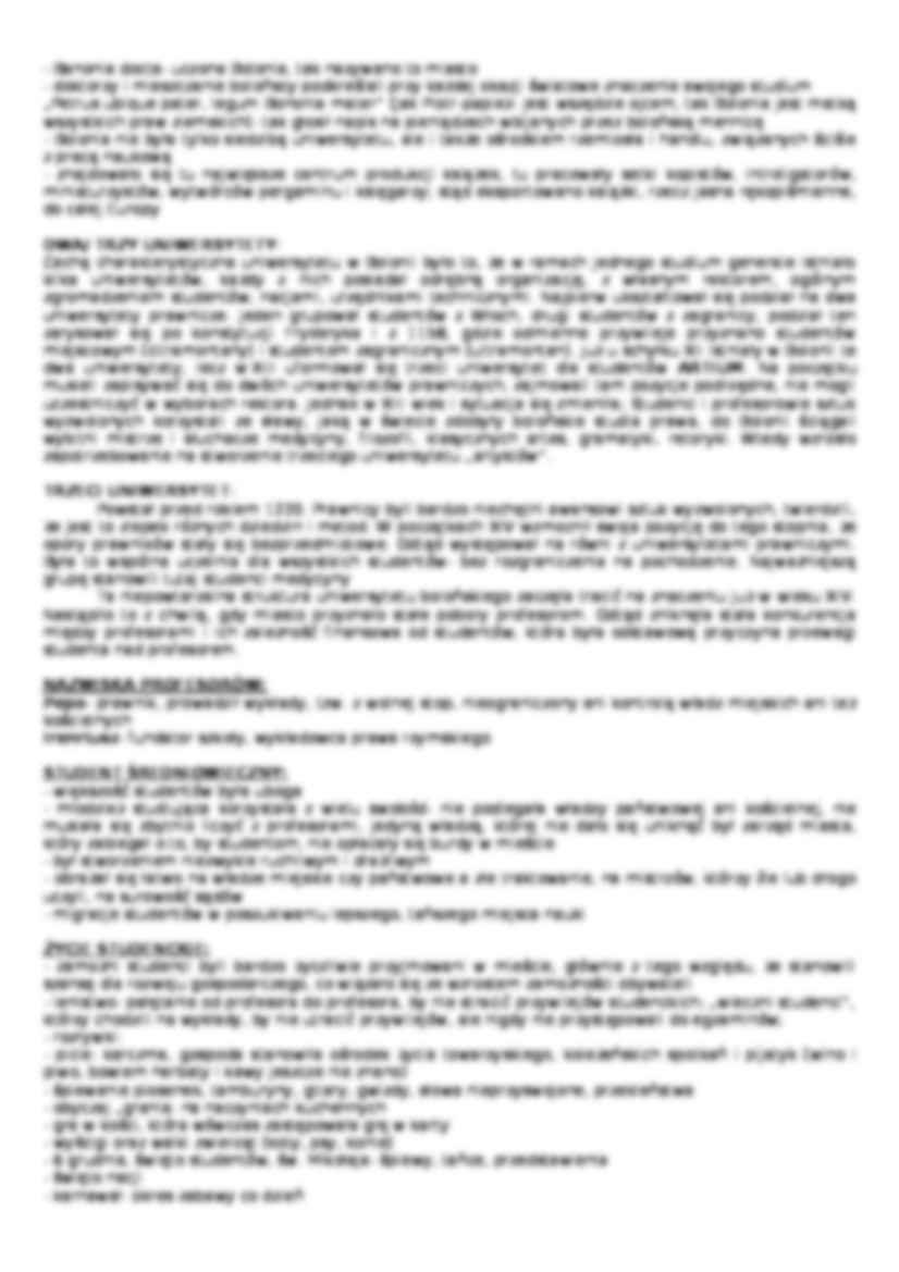 Uniwersytet Boloński - historia - strona 2