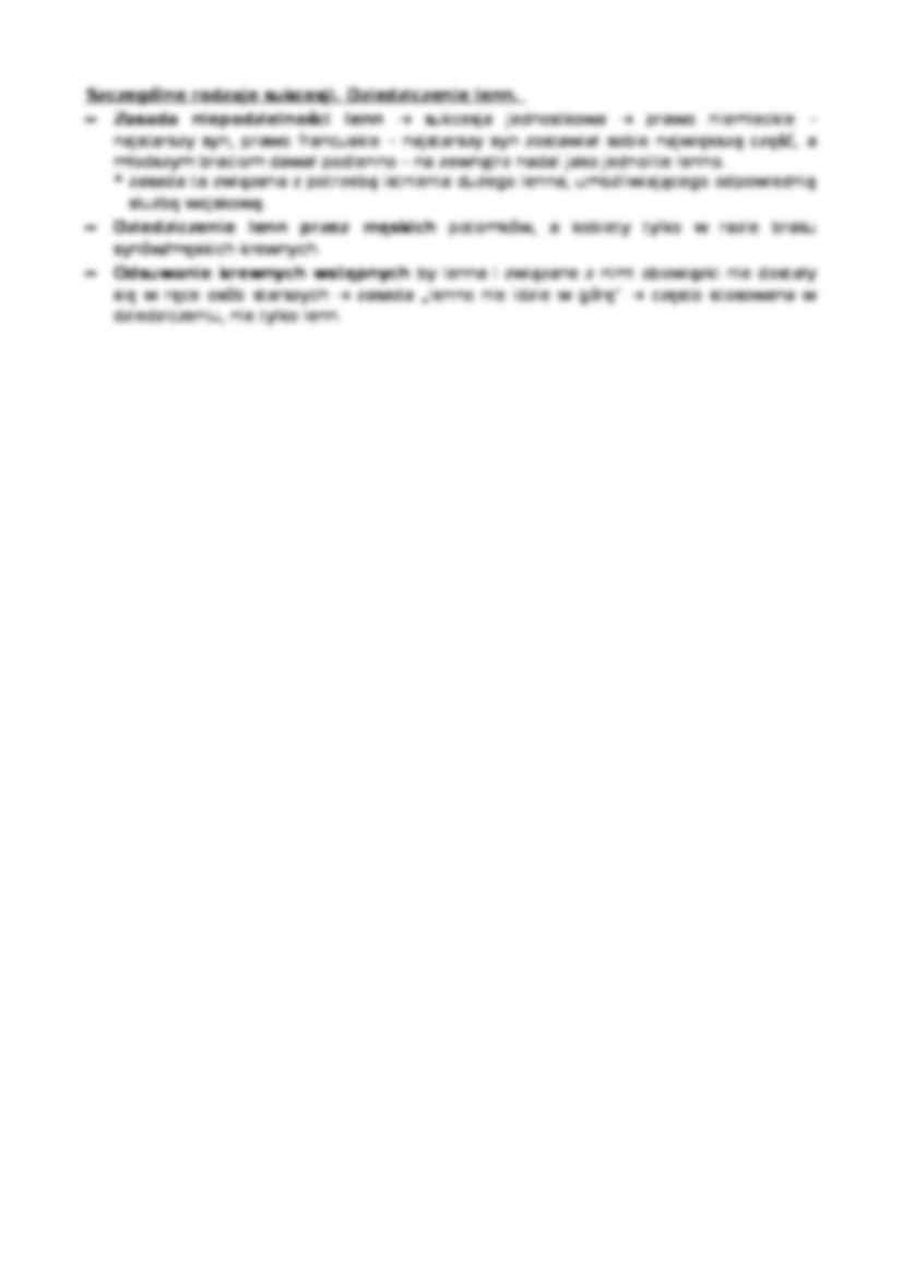 Spadkobranie, dziedziczenie beztestamentowe - strona 2
