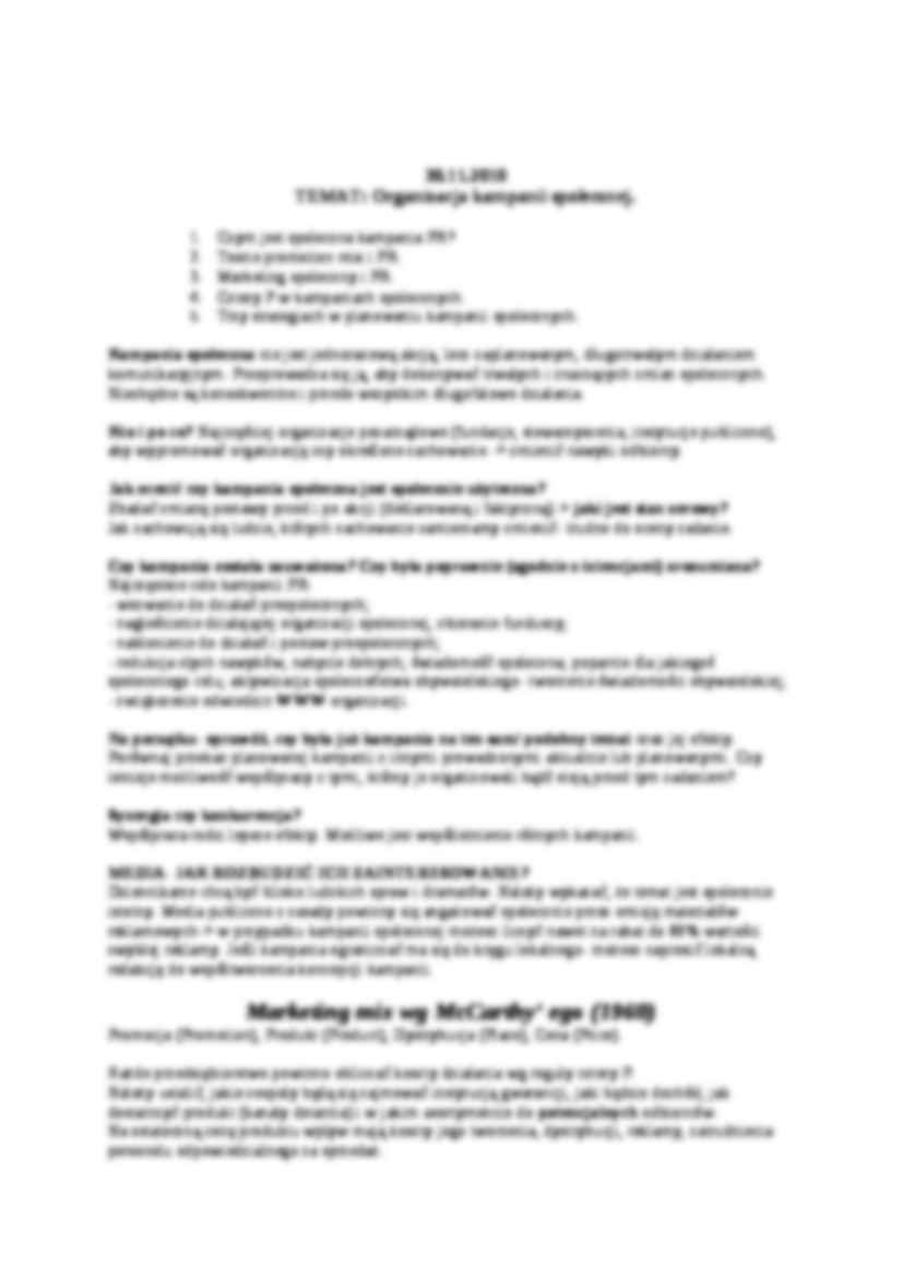 PUBLIC RELATIONS - wykłady z dn. 23.11 i 30.11.2010 - strona 3