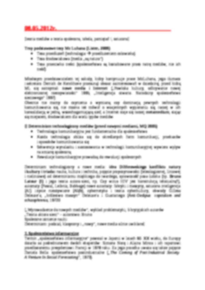 Medioznawstwo I semestr - strona 2