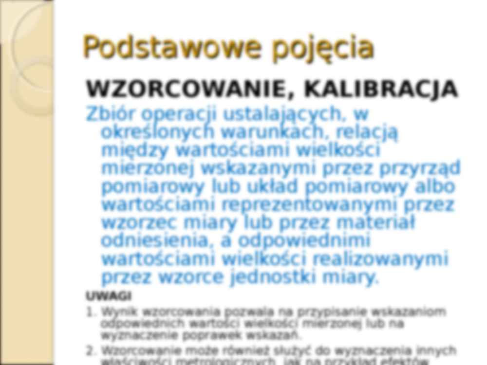 Podstawy metrologii - wykład 9 - strona 2
