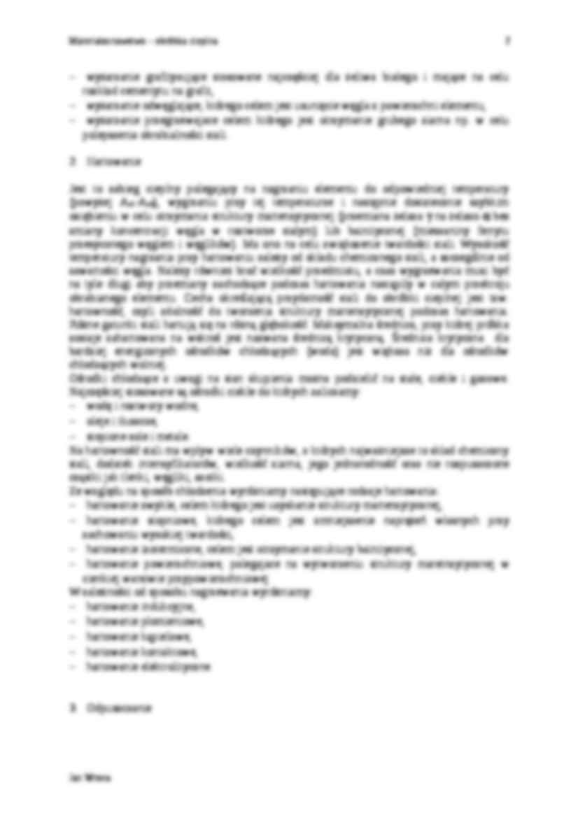 Materiałoznastwo - Obróbka cieplna - Hartowanie  - strona 2