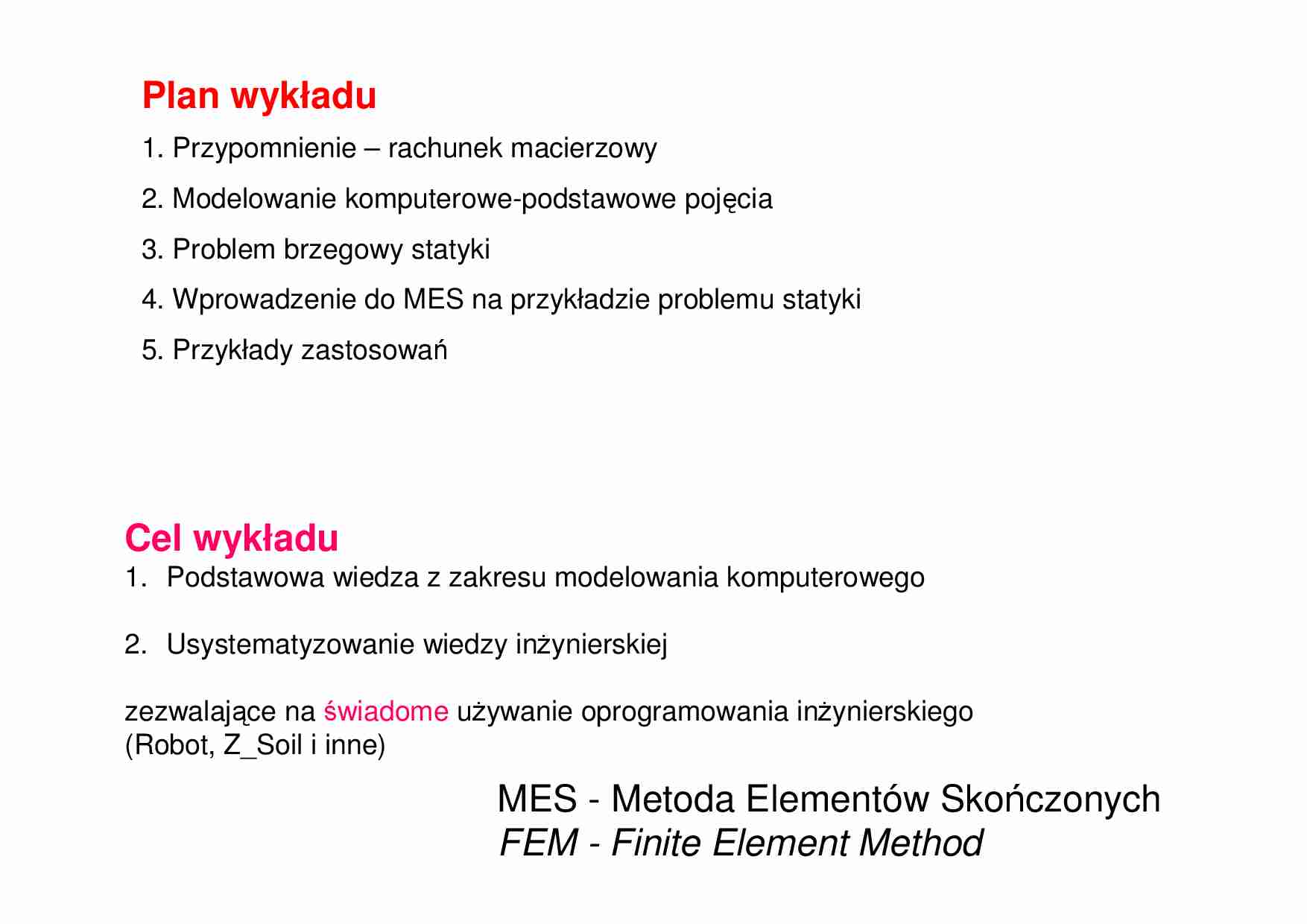 Metoda elementów skończonych - strona 1