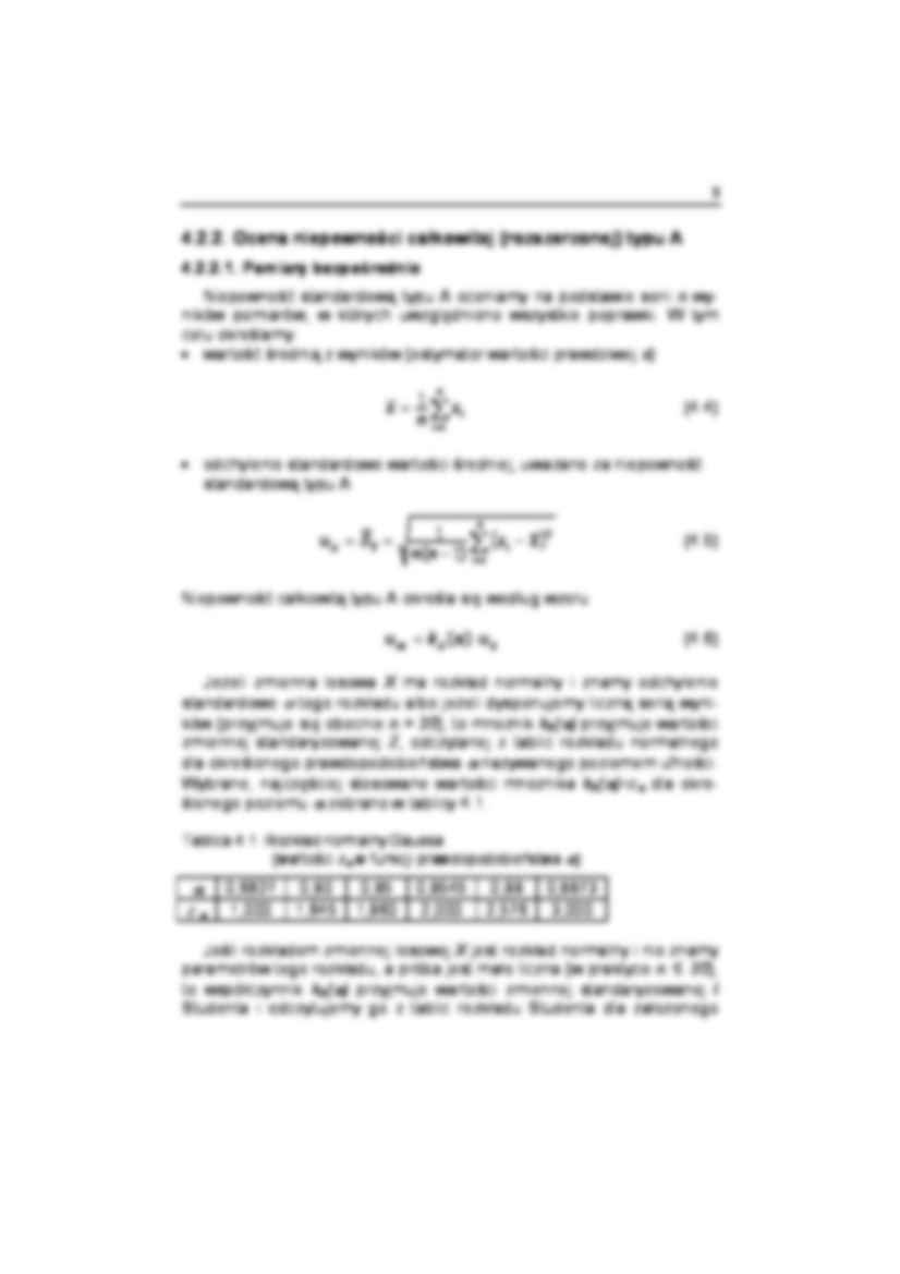 Ocena niepewności wyniku pomiaru - strona 3