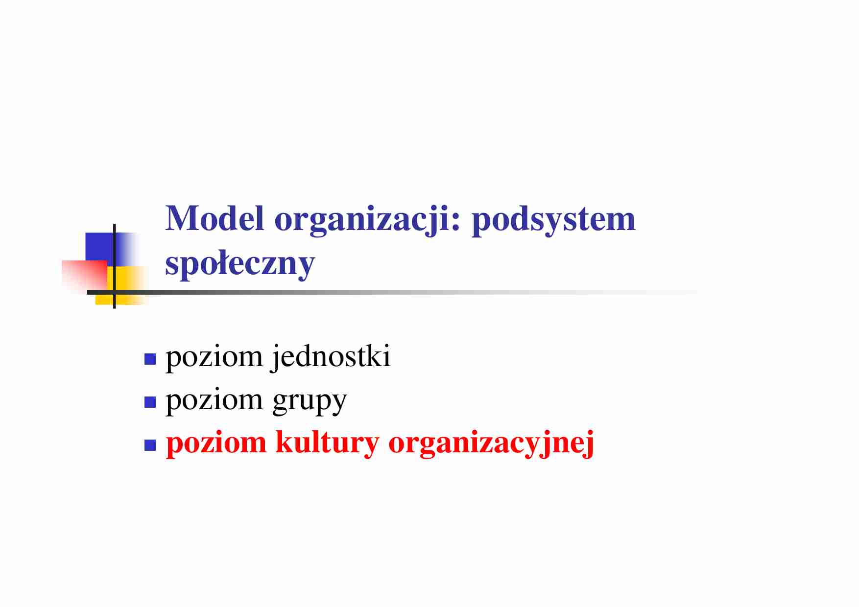 Podstawy zarządzania - wykład 5 - strona 1