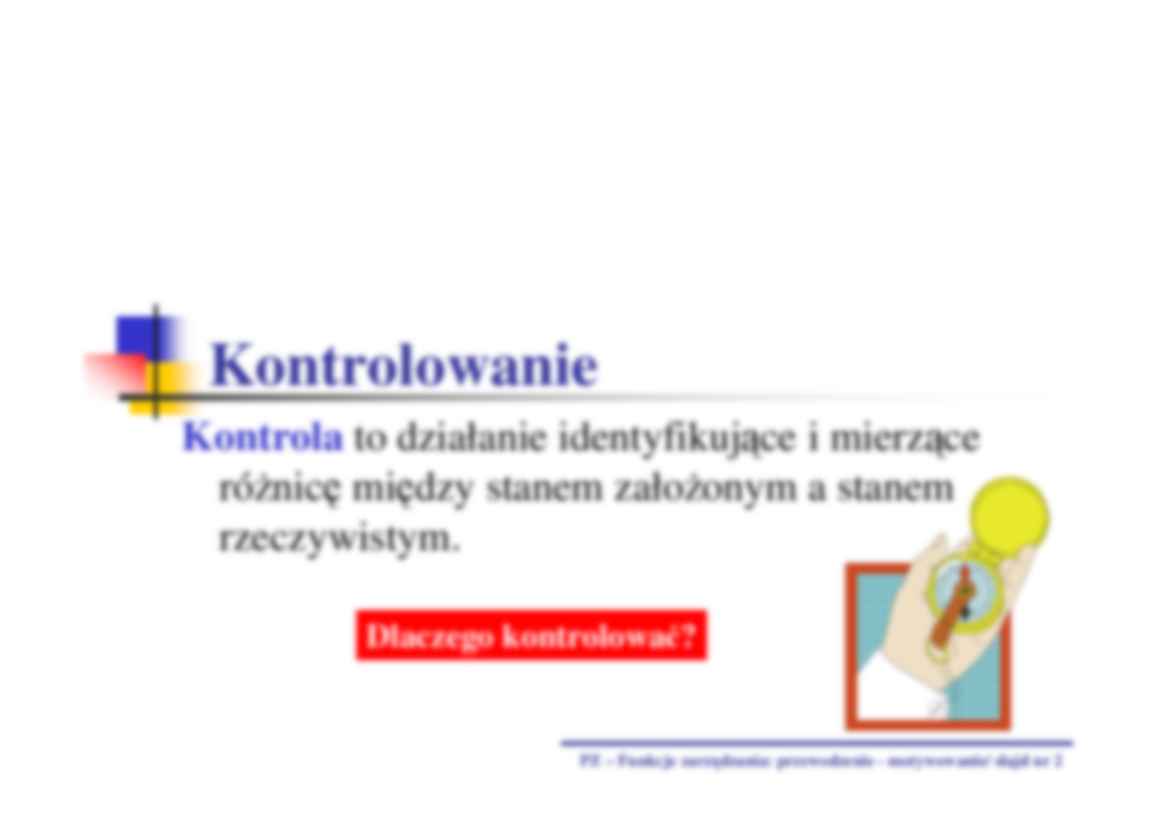 Podstawy zarządzania - wykład 13 - strona 2