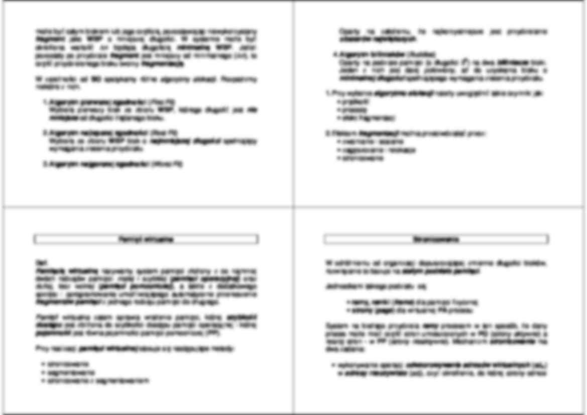 Systemy operacyjne - wykład 7 - strona 3