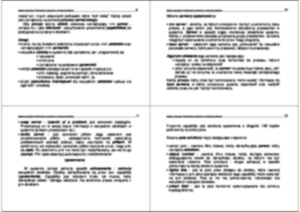 Systemy operacyjne - wykład 11 - strona 3