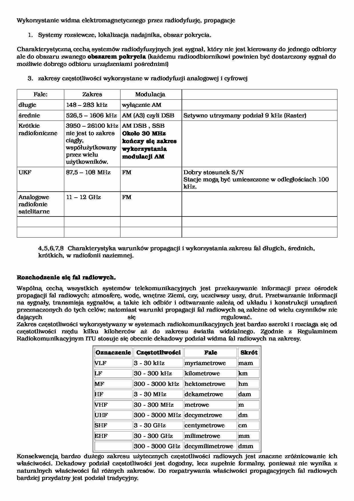 Rozchodzenie sie fal - strona 1