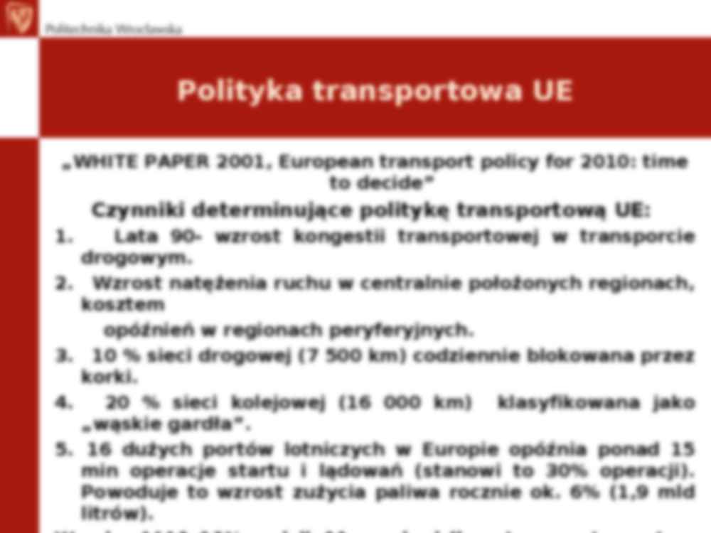 Transport - strategia rozwoju - strona 2