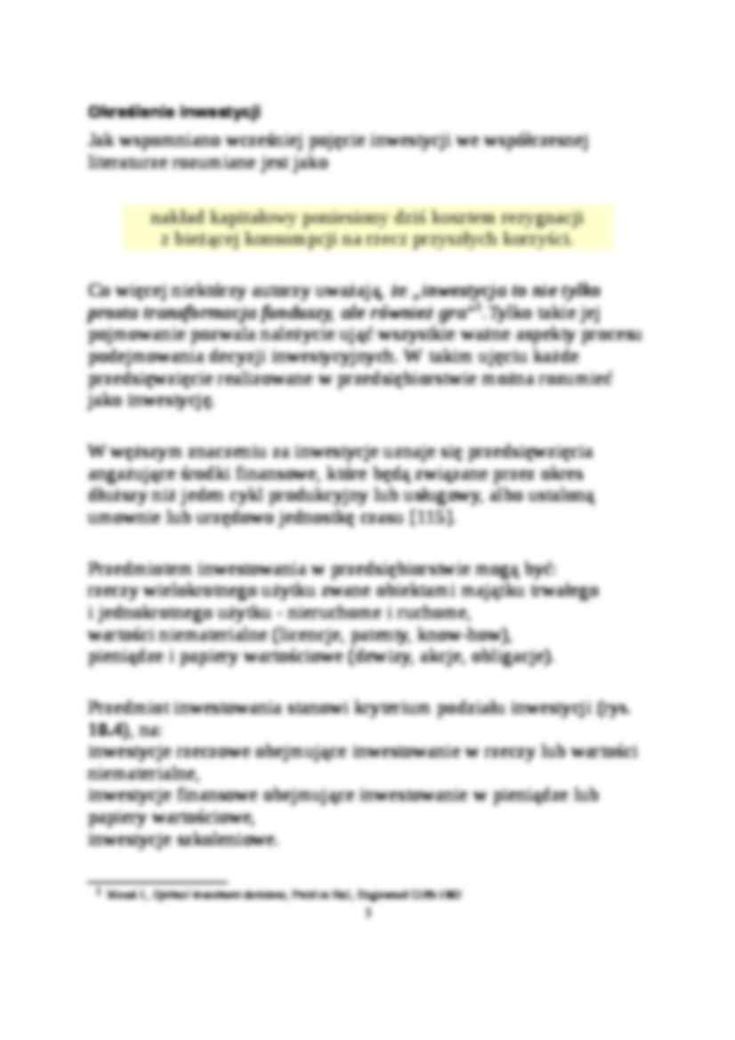 Inwestycje rzeczowe w przedsiębiorstwie - strona 3