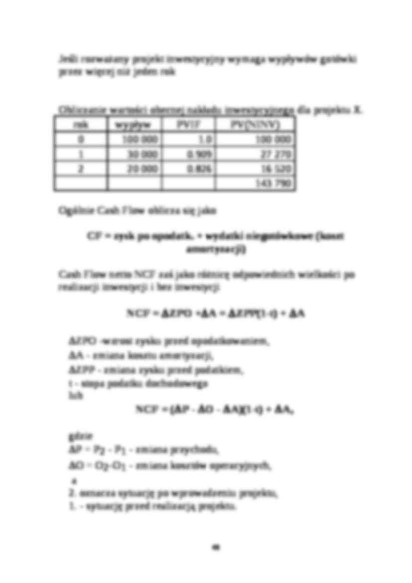 Szacowanie opłacalności inwestycji - strona 3