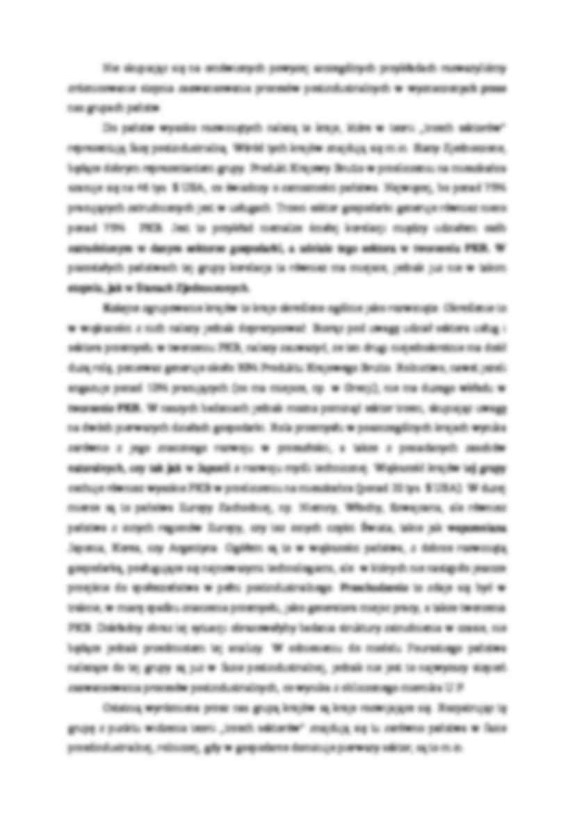 U:P jako wskaźnik postindustrialności gospodarki - strona 2