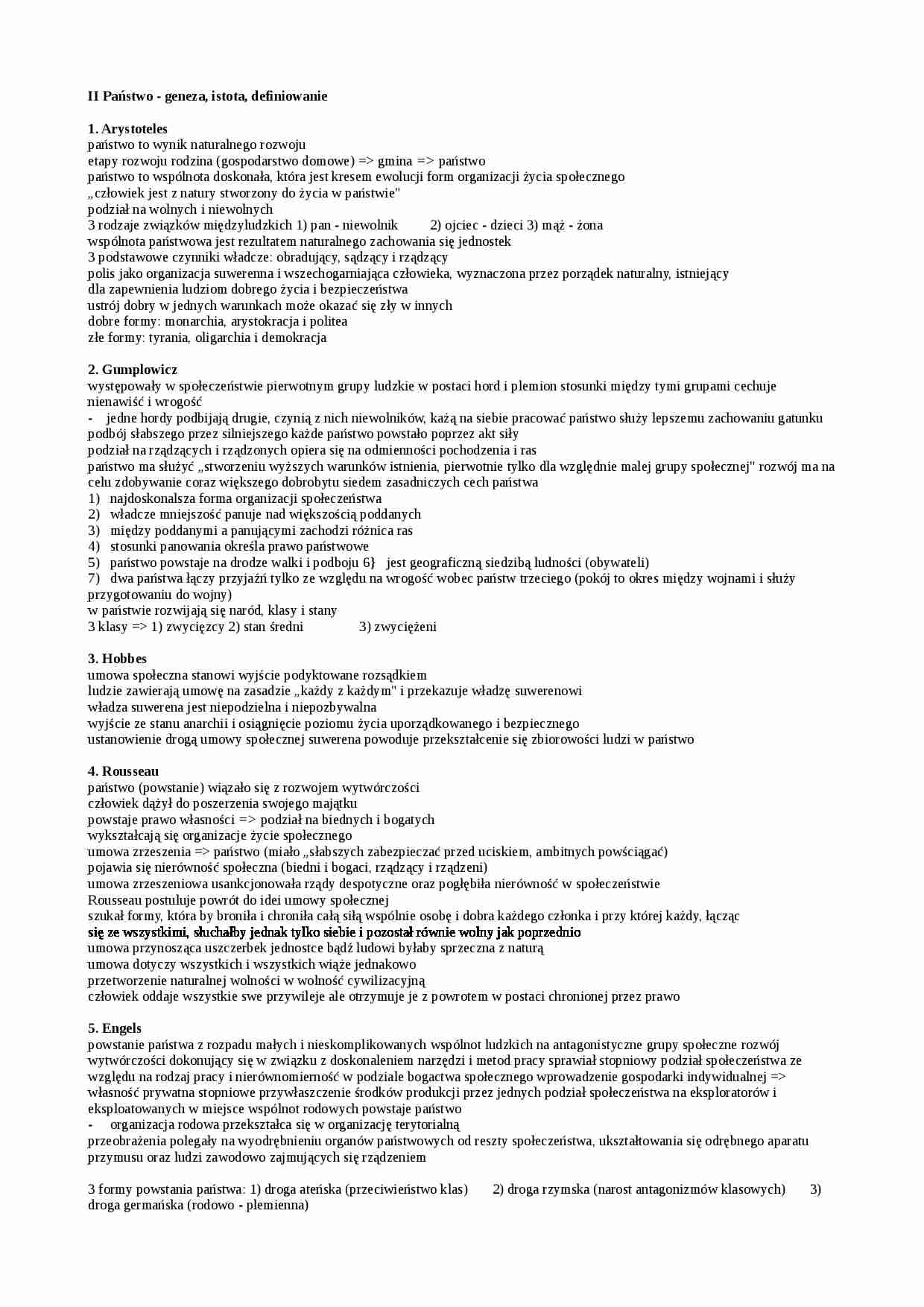 Państwo - geneza, istota, definiowanie - strona 1