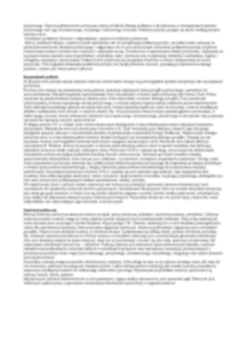 Polityka - podstawowe kategorie politologiczne - strona 2