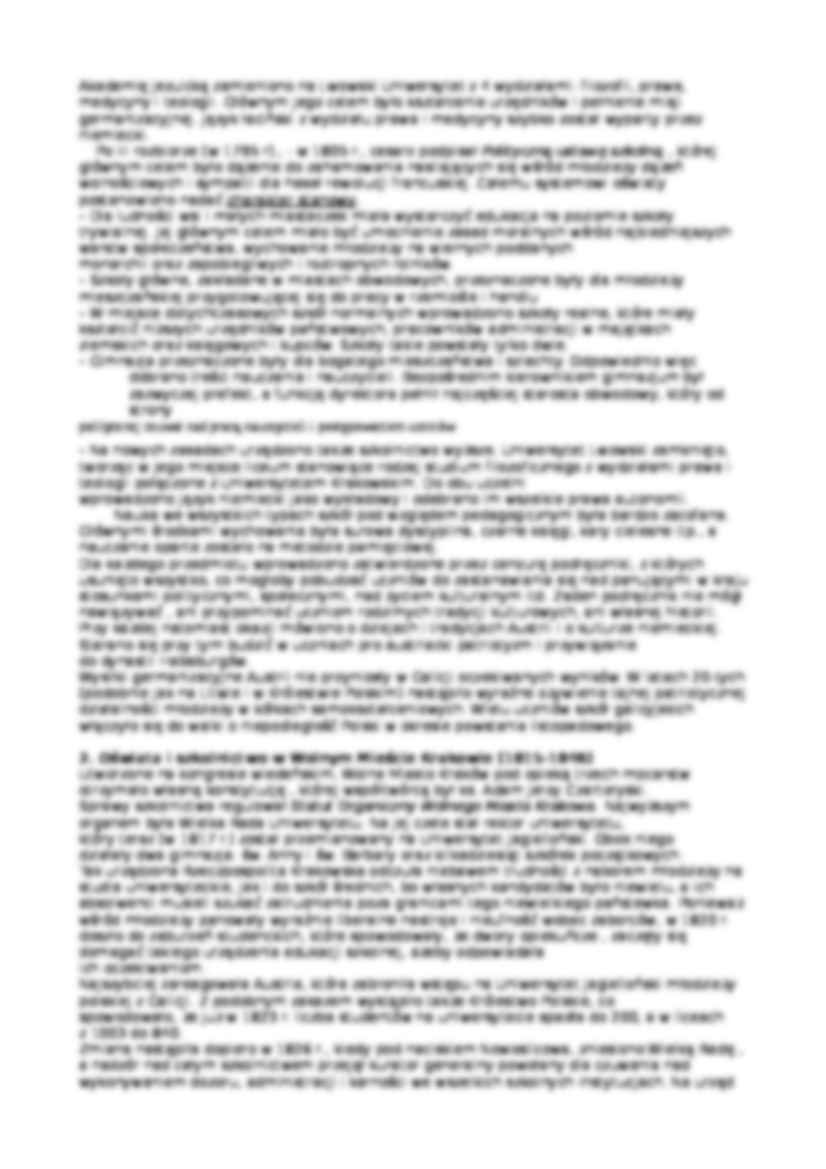 Wychowanie na ziemiach polskich pod zaborami - strona 2