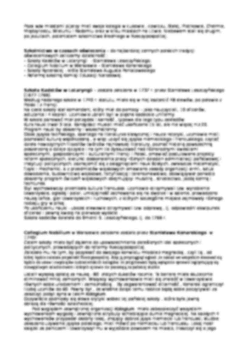 Wychowanie i szkolnictwo w Polsce w XVIII i XIX  - strona 3
