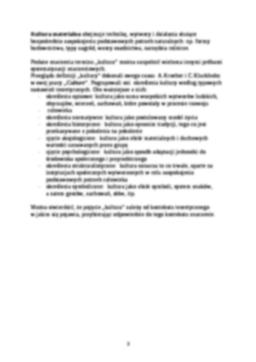 Co to jest kultura - referat - strona 3