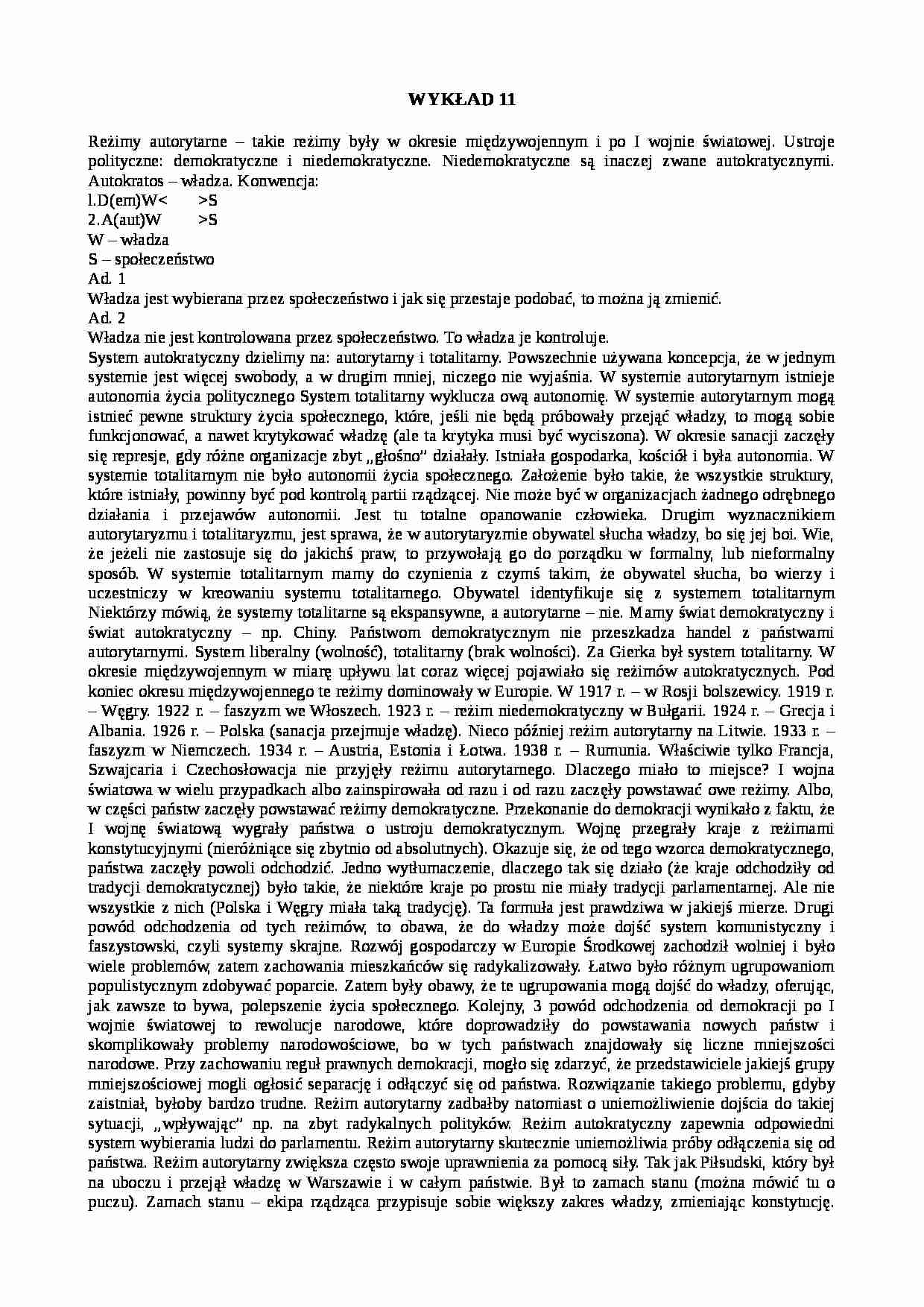 Historia społeczna - wykład 11 - strona 1
