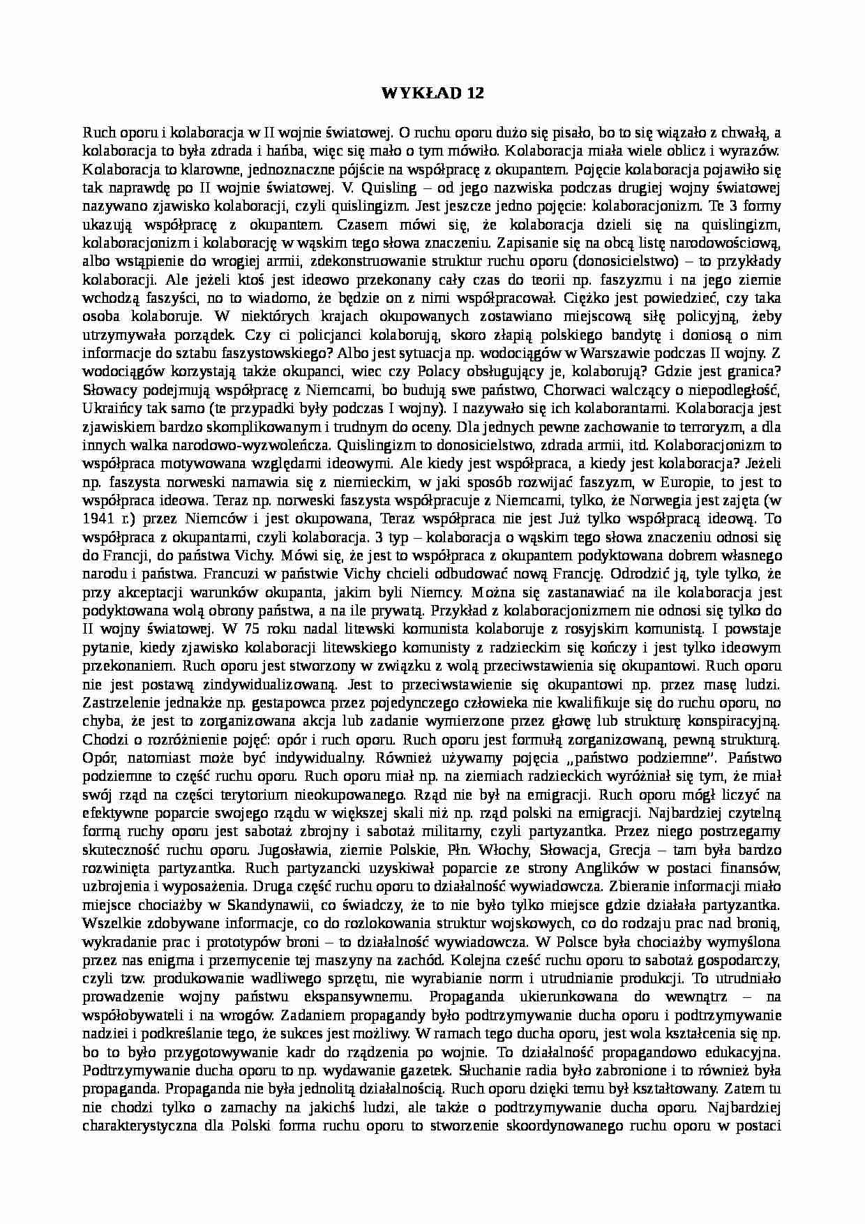 Historia społeczna - wykład 12 - strona 1
