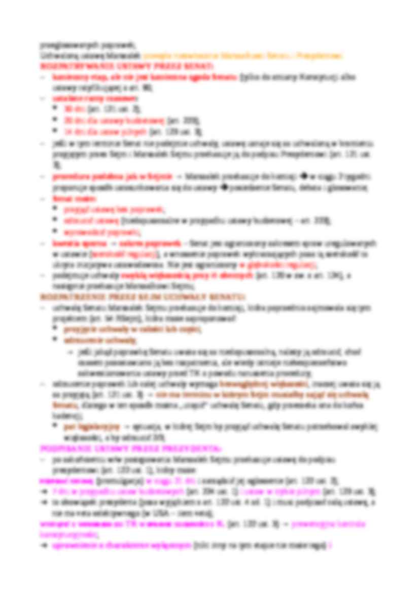 Procedura ustawodawcza w Polsce - strona 2