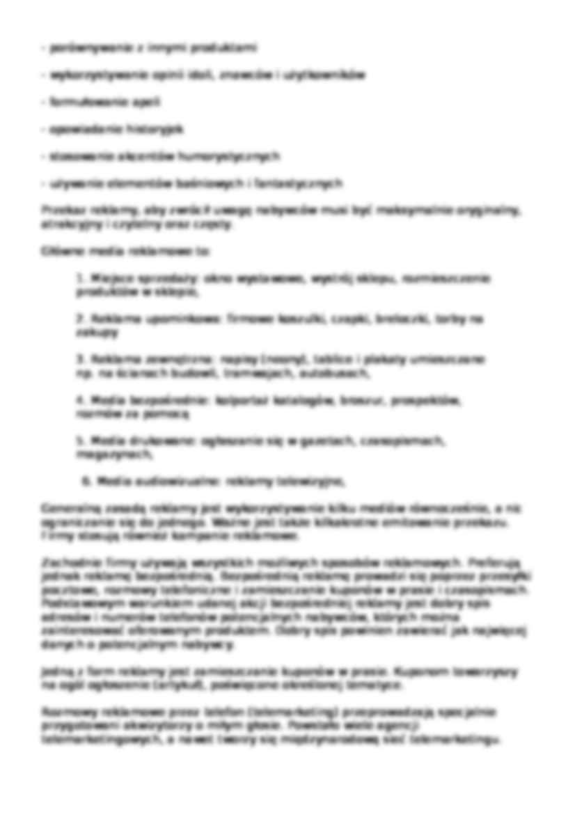 Aktywizacja sprzedaży jako element marketingu - strona 2