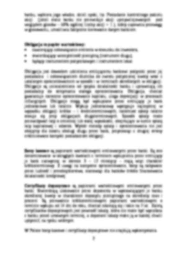 Finansowanie banku przez emisję papierów wartościowych - Akcja - strona 2