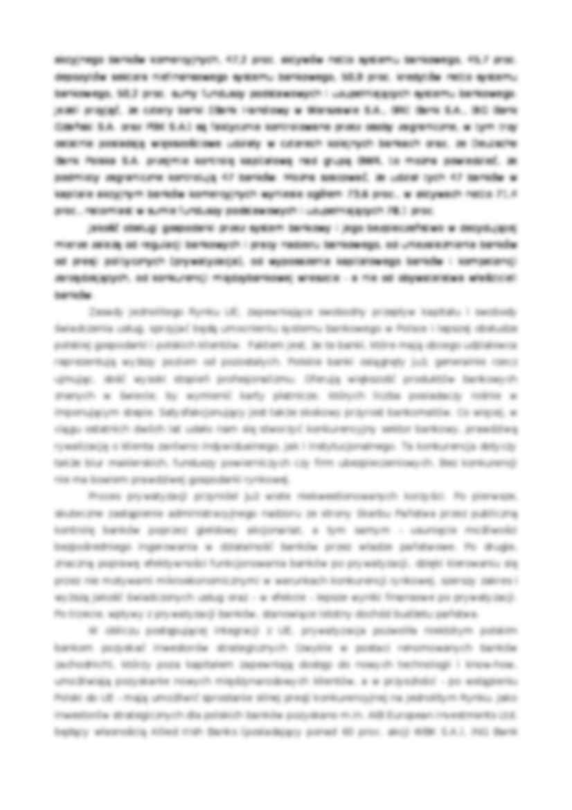 Systemy bankowe - konsolidacja banków - strona 2