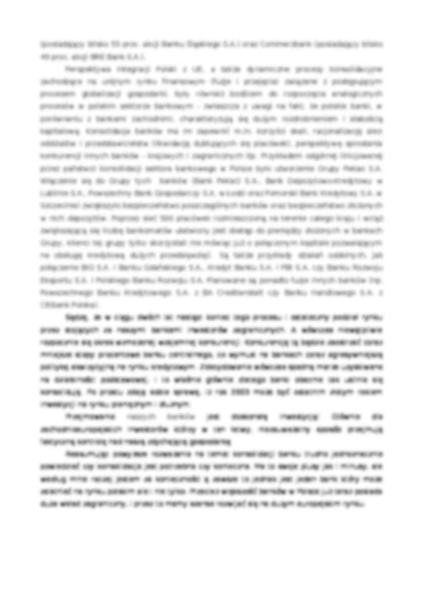 Systemy bankowe - konsolidacja banków - strona 3