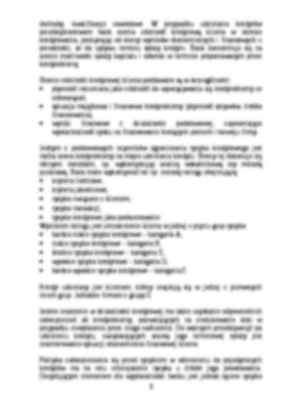 Metody zarządzania ryzykiem kredytowym - Aktywne ryzyko kredytowe  - strona 3