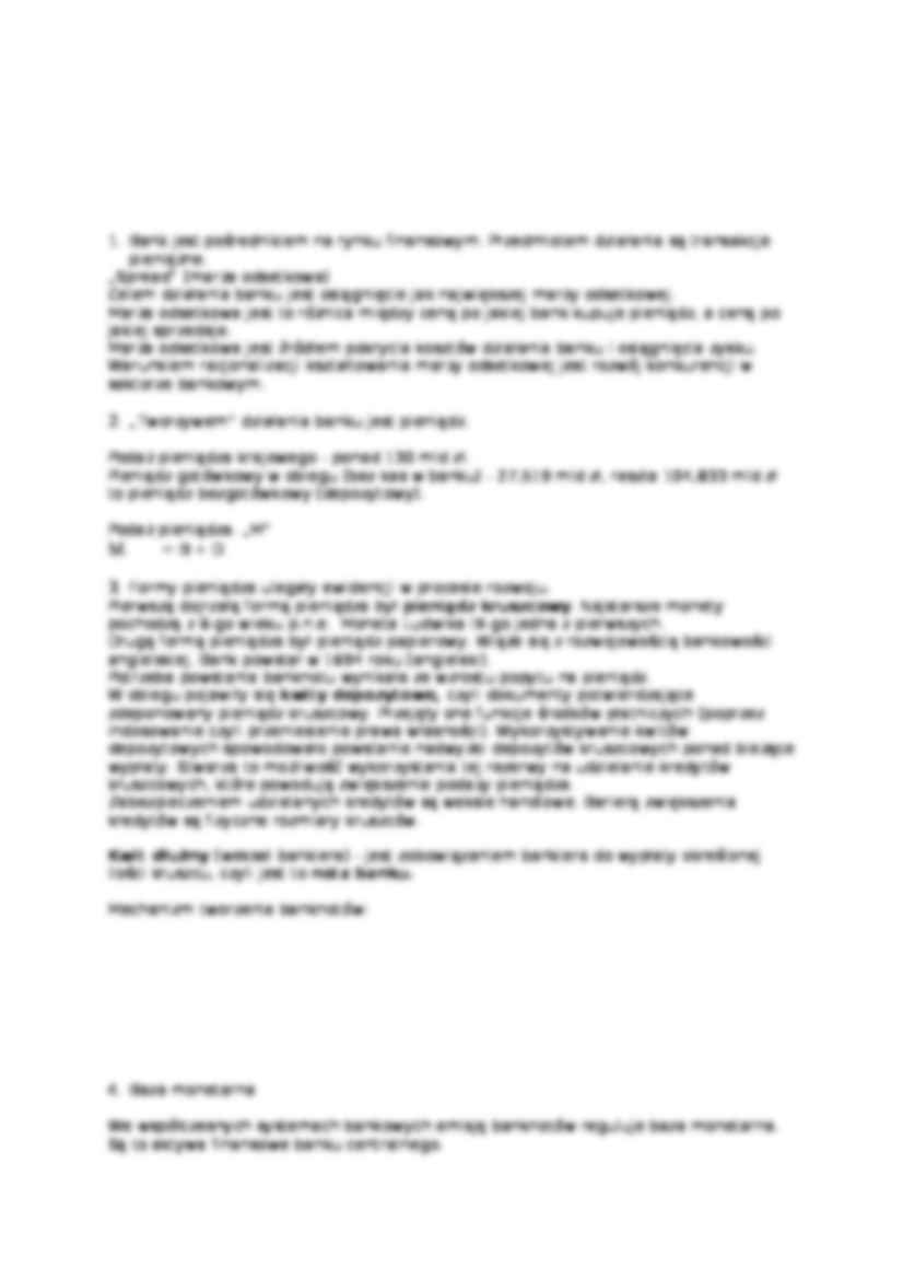 Powstanie i zasady emisji banknotów - Podaż pieniądza - strona 2