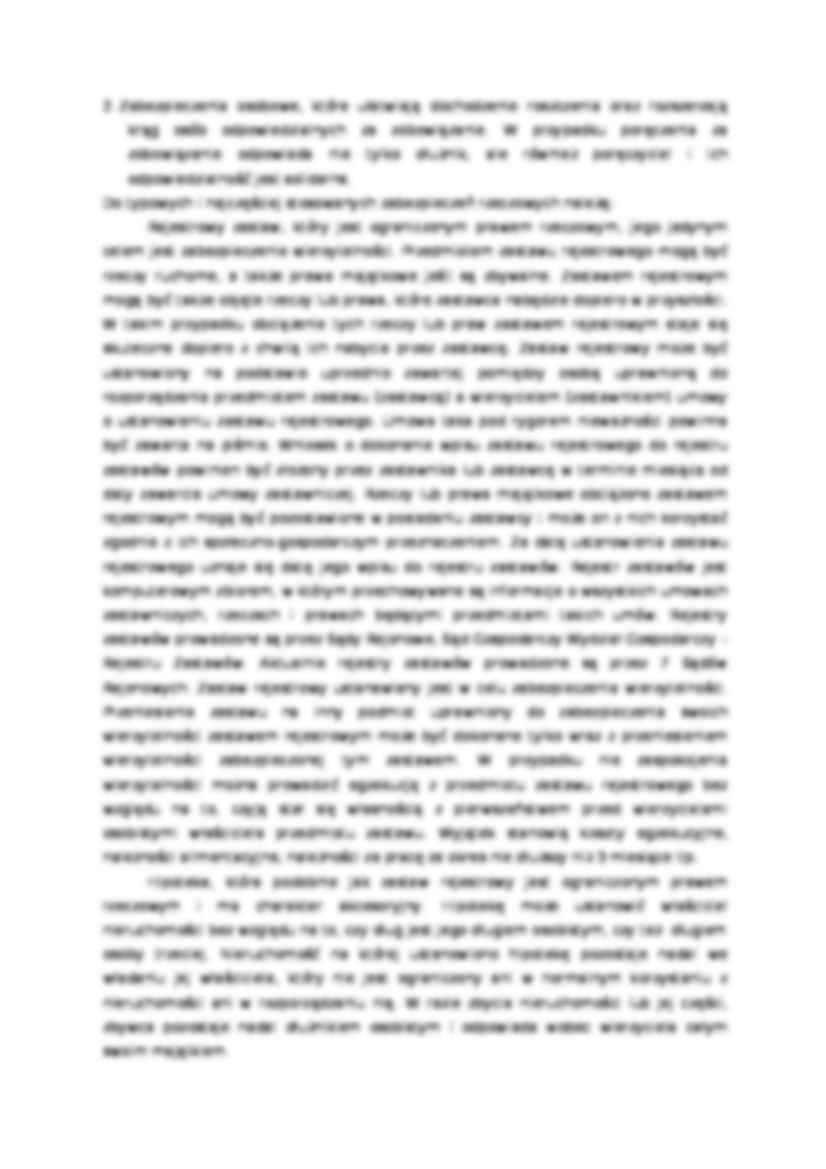 Prawne formy zabezpieczenia kredytu - Hipoteka - strona 2