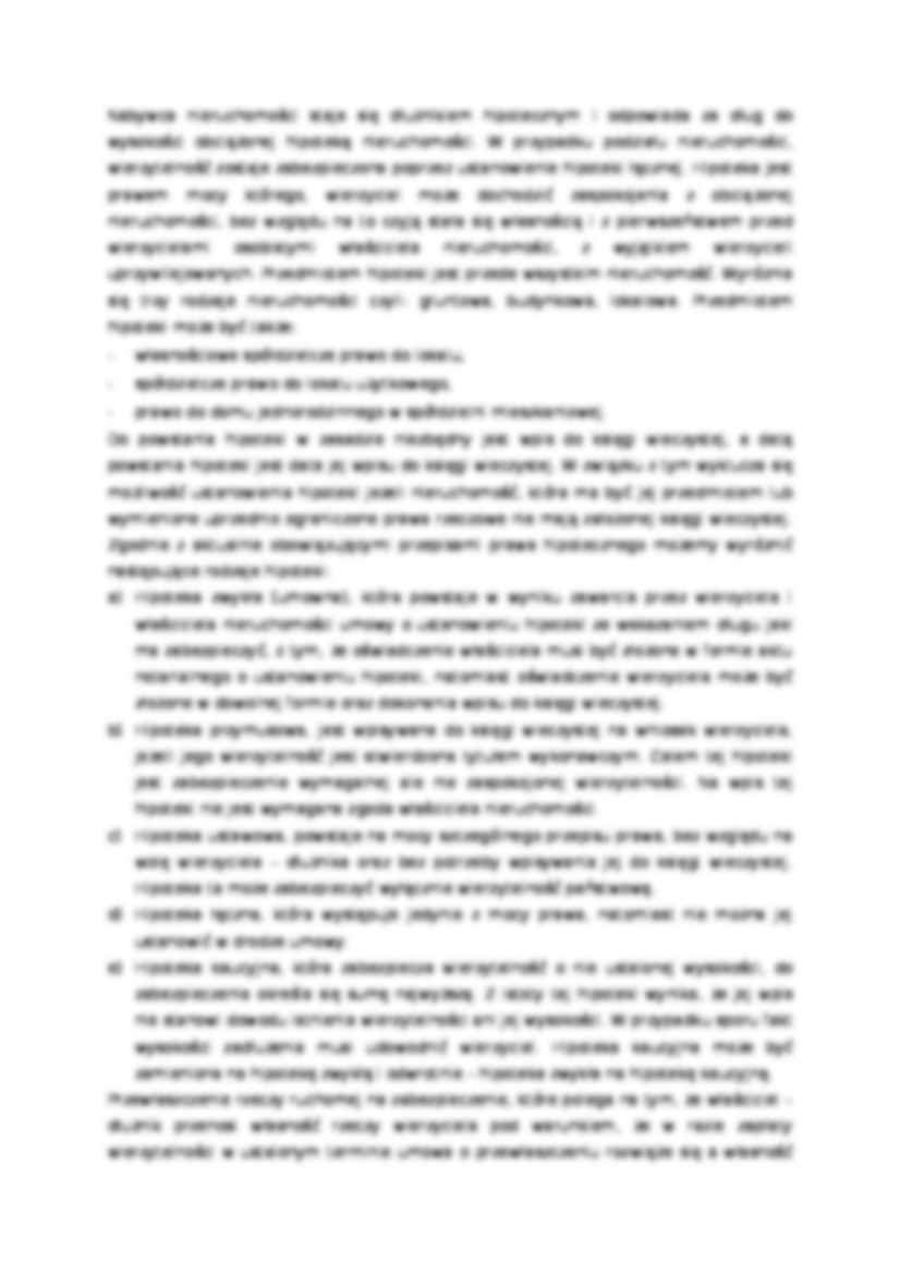 Prawne formy zabezpieczenia kredytu - Hipoteka - strona 3