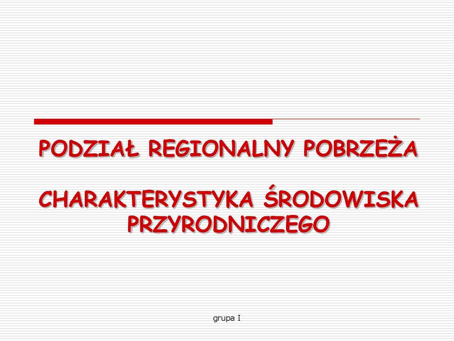 Podział regionalny Pobrzeża - strona 1